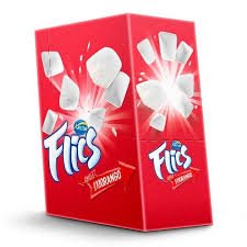 Chicle Flics Morango 208 g
