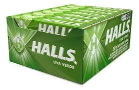 Drops Halls Uva Verde com 21 unidades