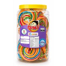 Pirulito Bico Doce Chaves Pote com 30 unidades