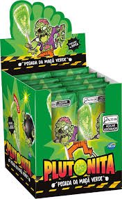 Pirulito Plutonita Explosivo Maçã Verde 15 x 11 g