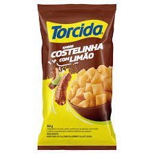 Salgadinho Torcida Costelinha 60 g Caixa com 24 unidades