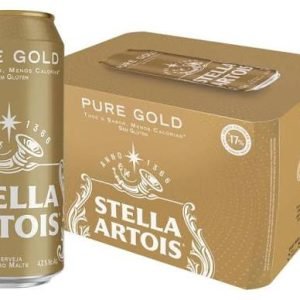 Cerveja Stella Pure Gold Latão 473 ml