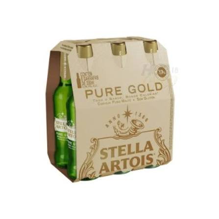 Cerveja Stella Pure Gold Long Neck 330 ml