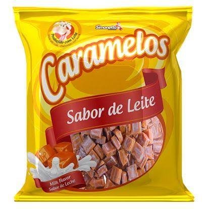 Bala Caramelo Simonet Leite 500 g
