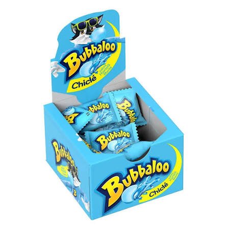 Chicle Bubbaloo Hortelã e Menta com 60 unidades