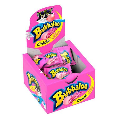 Chicle Bubbaloo Tutti-Frutti com 60 unidades