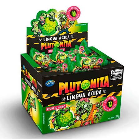 Chicle Plutonita Língua Ácido 180 g