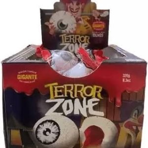Chicle Terror Zone Morango com 40 unidades