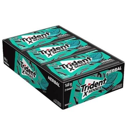 Chicle Trident X-Fresh Herbal 21 unidades