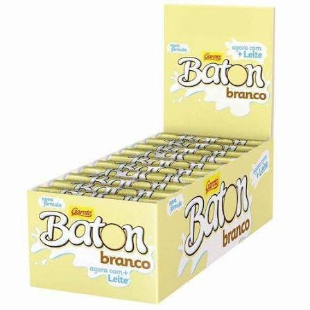 Baton Garoto Branco 30 x 16 g