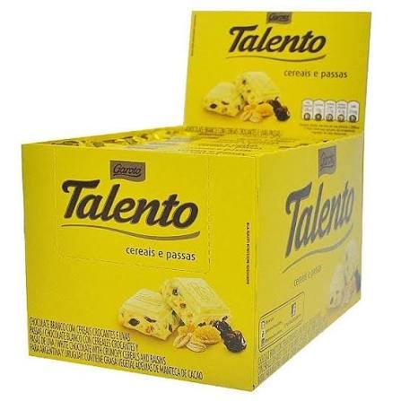 Chocolate Talento Branco com Cereais 85 g