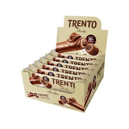 Wafer Trento Avelãs 16 unidades