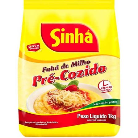 Fubá Pré-Cozido Sinhá 1 kg