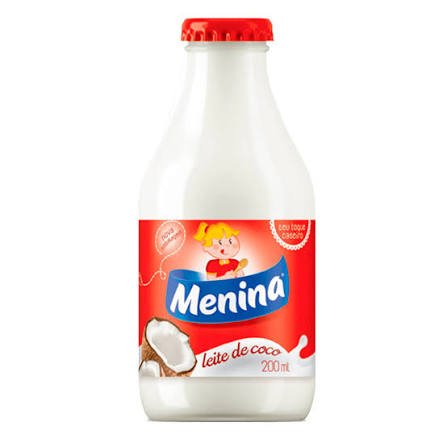 Leite de Coco Menina Vidro 200 ml