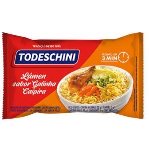 Macarrão Instantâneo Todeschini Galinha Caipira 85 g