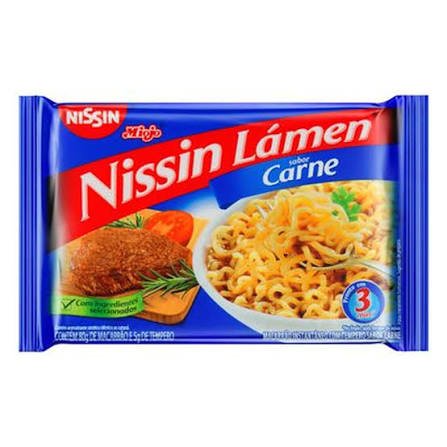 Macarrão Instantâneo Nissin Carne