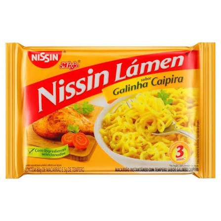 Macarrão Instantâneo Nissin Galinha Caipira 85 g
