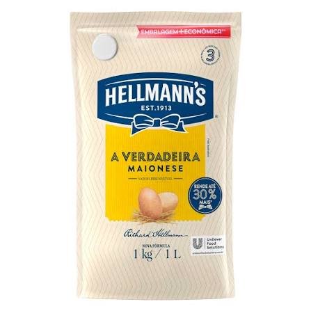 Maionese Hellmanns Sachê 1 kg