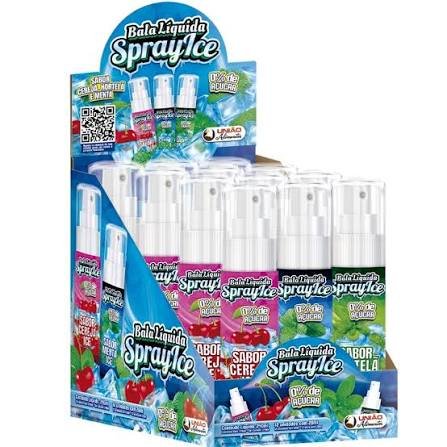 Bala Líquida Spray Ice com 12 unidades