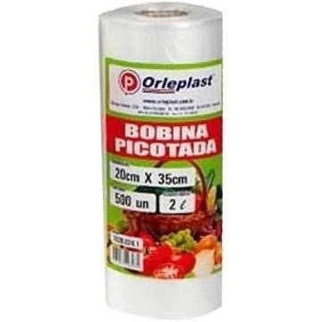 Bobina Orlep Picot 20 x 35 cm 2 L com 500 unidades