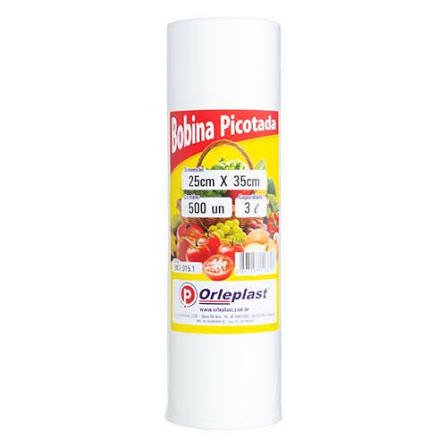 Bobina Orlep Picot 25 x 35 cm 3 L com 500 unidades