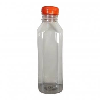 Garrafa Quadrada 500 ml com 100 unidades