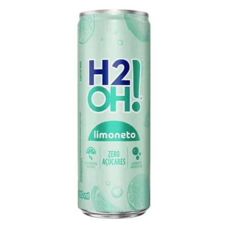 H2OH! Limoneto Lata 350 ml com 12 unidades