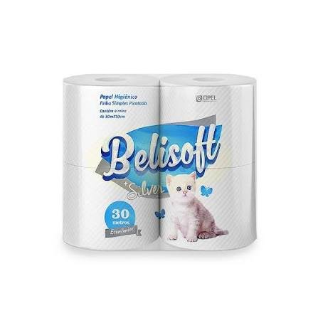 Papel Higiênico Belisoft 30 m com 12 unidades