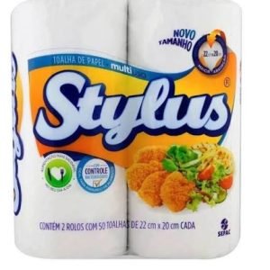 Papel Toalha Stylus com 2 unidades