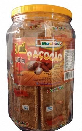 Pote Paçocão Machado com 30 unidades