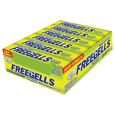 Drops Freegells Fresh Melão com 12 unidades