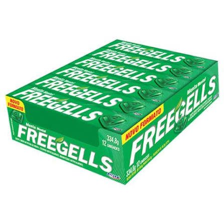 Drops Freegells Menta com 12 unidades