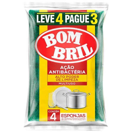 Esponja Multiuso Bombril Leve 4, Pague 3