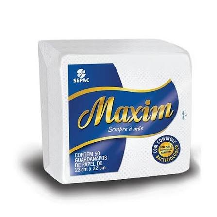 Guardanapo Maxim Pequeno 23 x 22 cm com 50 unidades