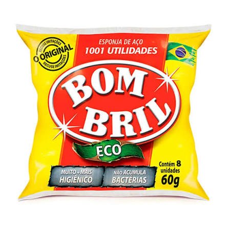 Lã de Aço Bombril 14 x 8 unidades