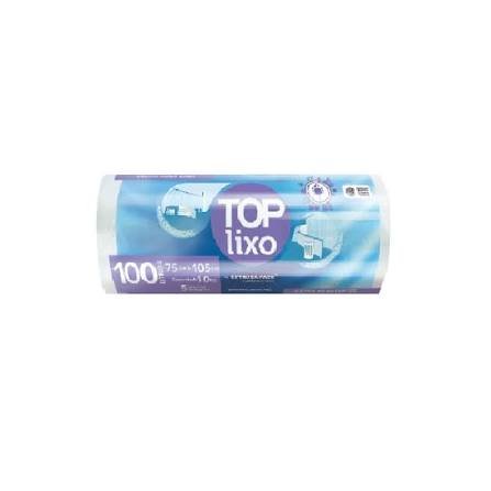 Saco Lixo Top Gufe Azul 100 L com 15 unidades