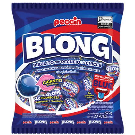 Pirulito Blong Blue 672 g
