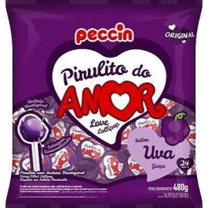 Pirulito Uva do Amor 480 g