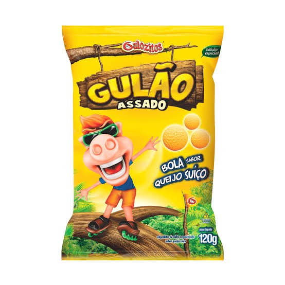 Chips Gulão Laminado Queijo 10 x 100 g