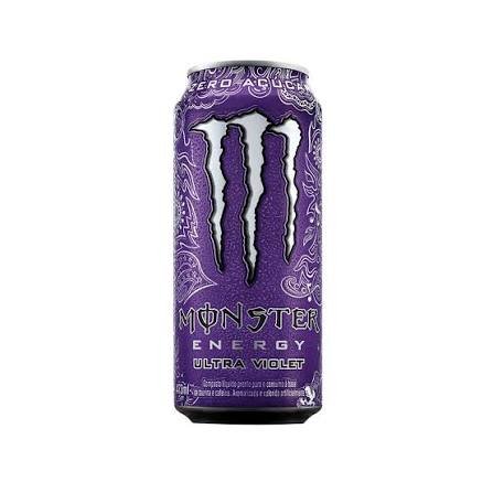 Energético Monster Ultra Violeta Lata 473 ml – Caixa com 6 unidades
