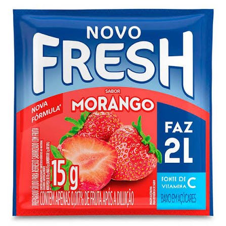 Refresco Fresh Morango 15 g