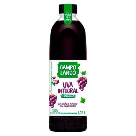Suco de Uva Integral Campo Largo PET 1,35 L