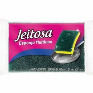 Esponja Dupla Face Jeitosa