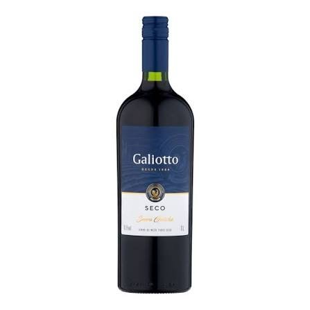 Vinho Galiotto Tinto Seco 1 L