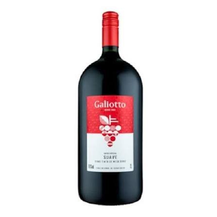 Vinho Galiotto Tinto Suave 2 L