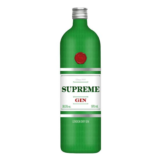 Gin Supreme London Vidro 970 ml